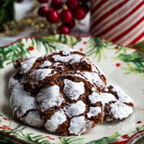 Image for Fudgy Chocolate Crinkle Cookies