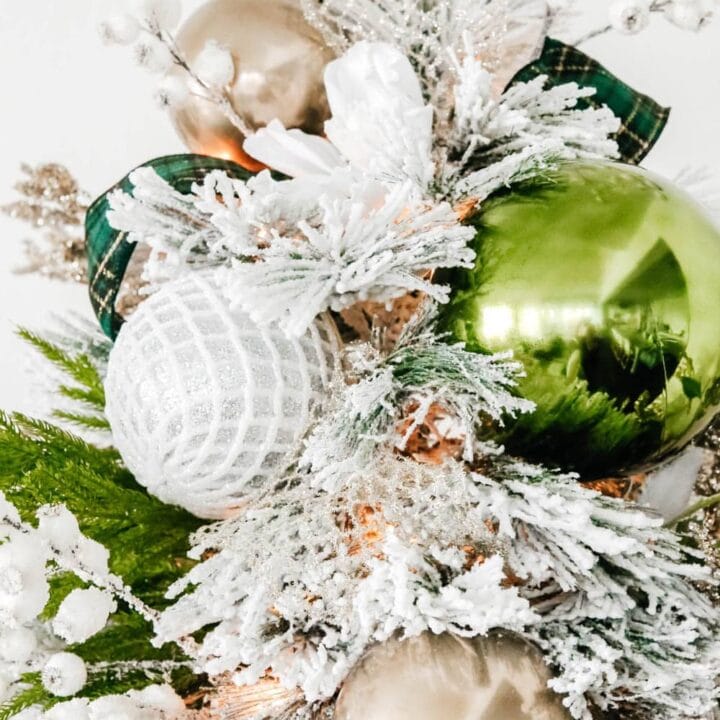 Image for Frosted Greenery With Shiny & Matte Baubles