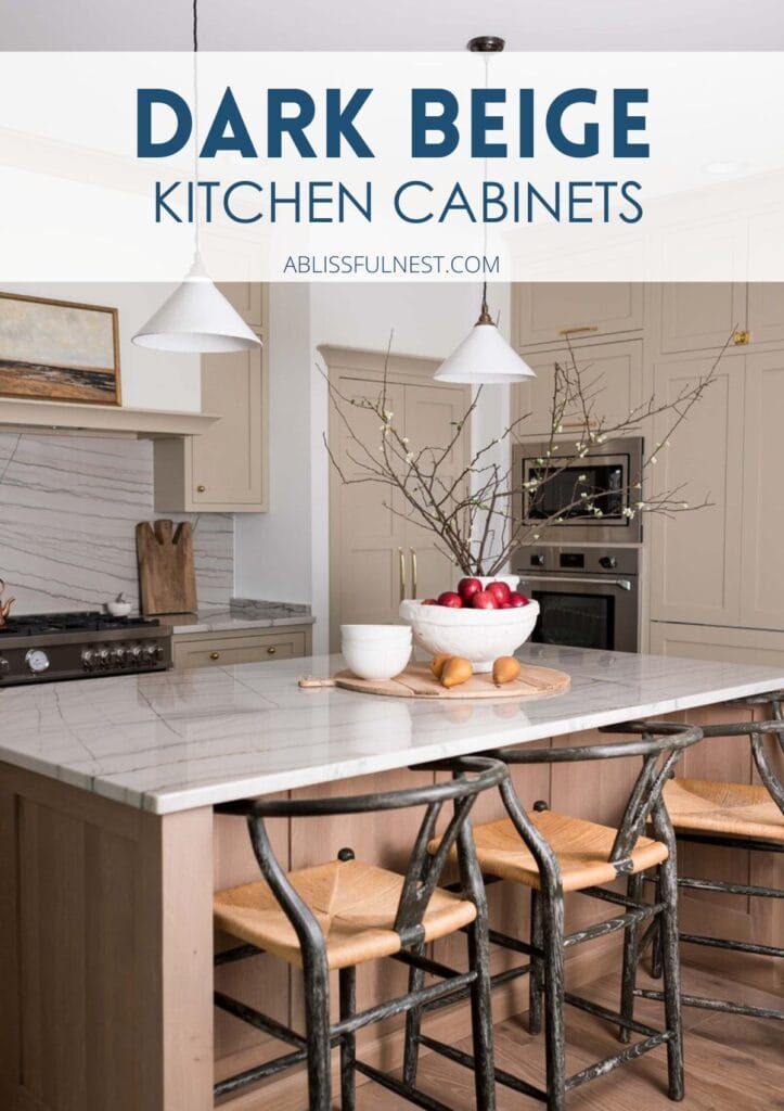 Dark Beige Kitchen Cabinets: A Timeless and Elegant Design Choice