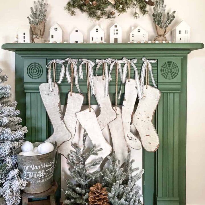 Image for Wood Christmas Stockings
