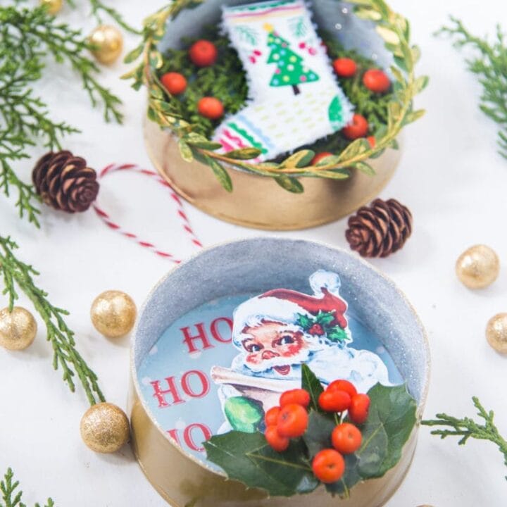 Image for Tuna Can Vintage Christmas Ornaments