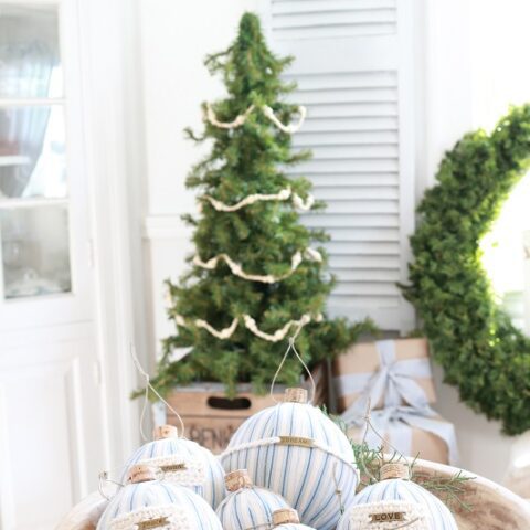 Image for Ticking Stripe Ornaments