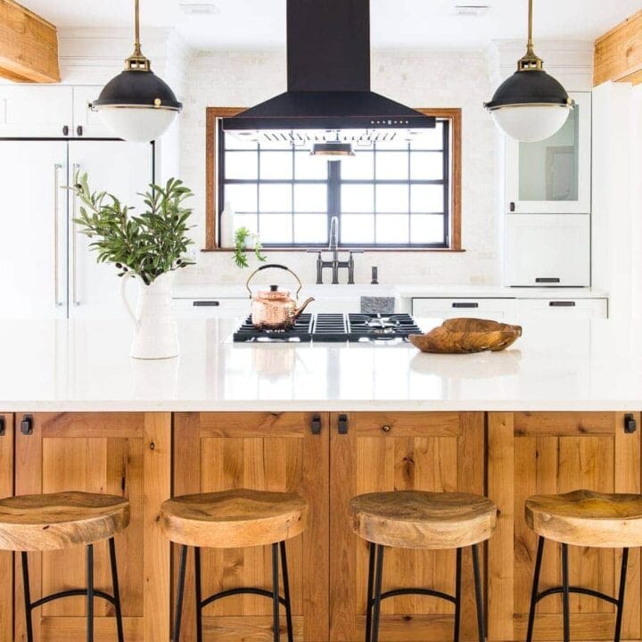 Image for Natural Wood & Black Accents