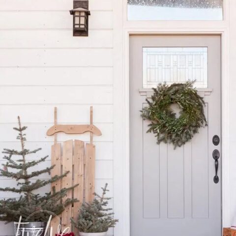 Image for Rustic Wreath & Mini Trees