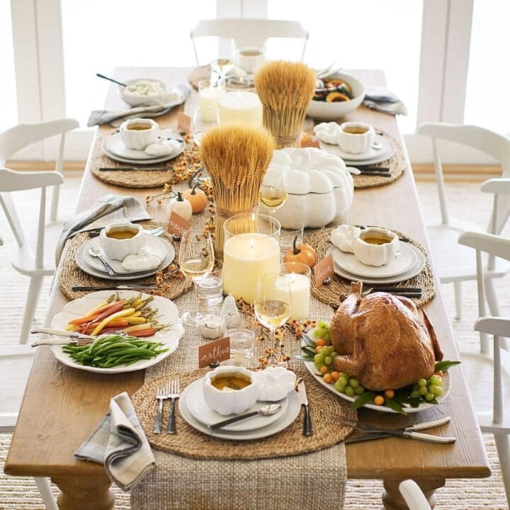 Image for Wheat Centerpieces & Glowing Candles