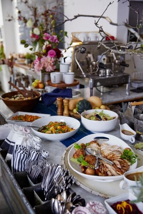 Thanksgiving Buffet Table Decorating Ideas A Blissful Nest