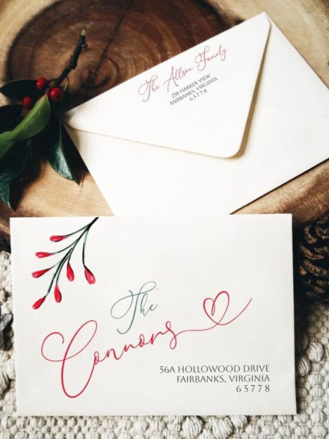 11 Creative Ways To Address Christmas Cards-Webstories- Cover