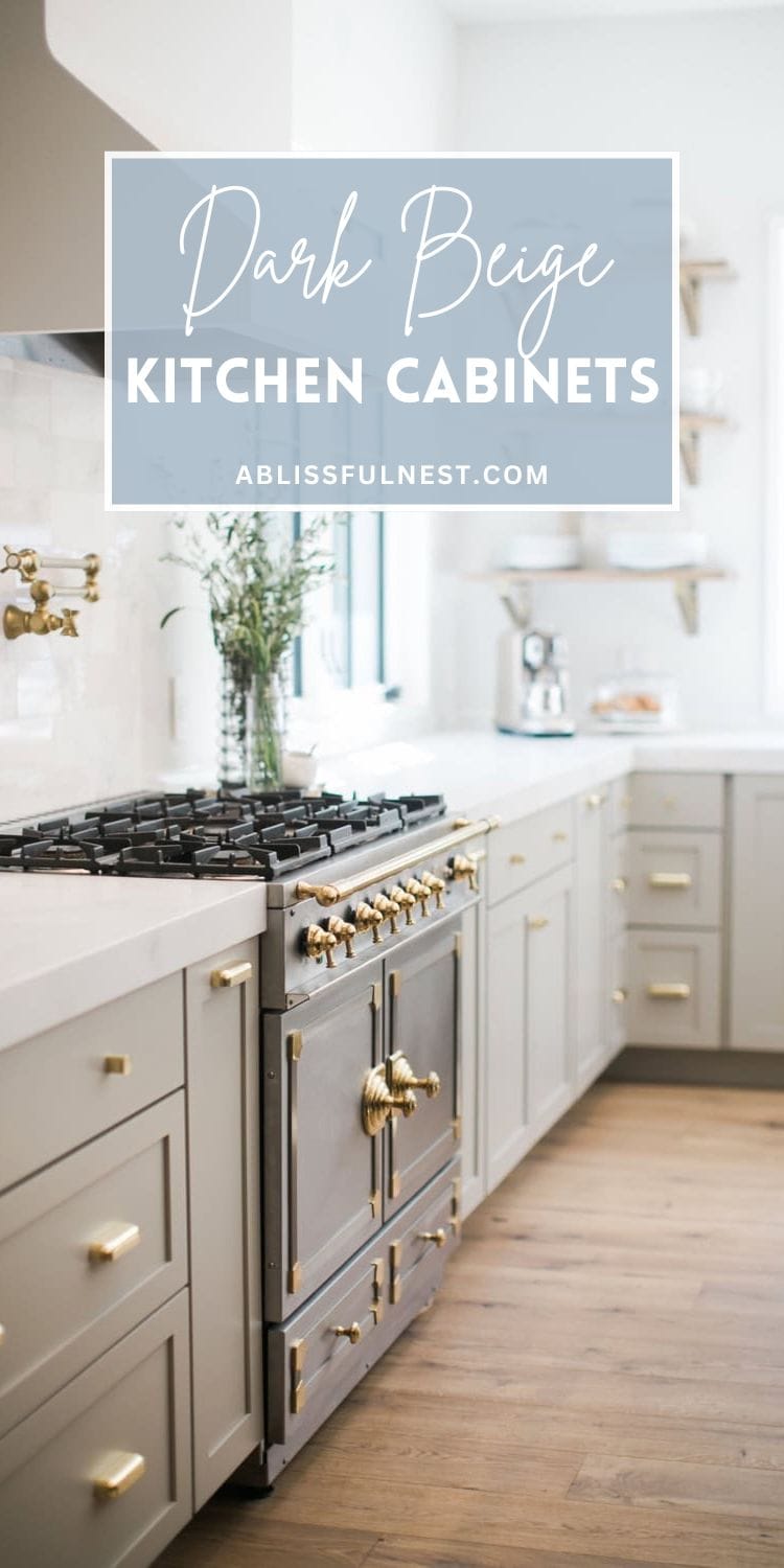 Dark Beige Kitchen A Blissful Nest