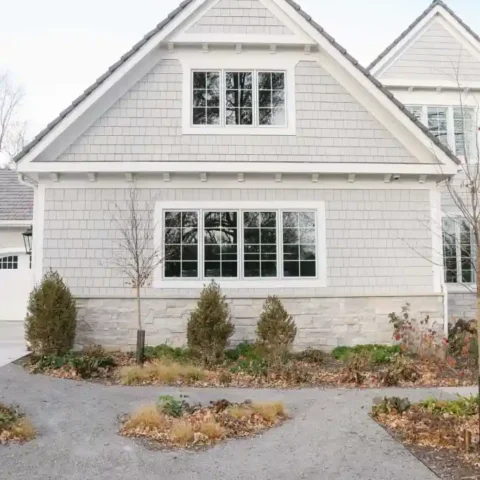 Image for Soft Beige With Crisp White Trim