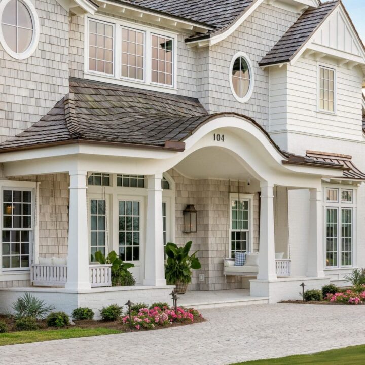 Image for Beige Shingles & White Trim