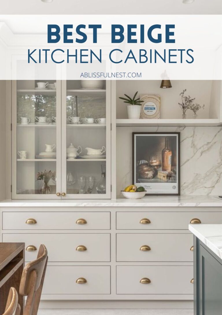 Best Beige Kitchen Cabinets | A Blissful Nest