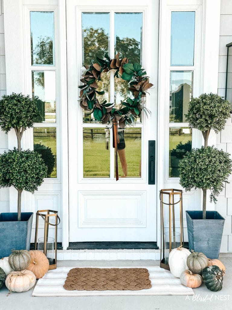 Simple Fall Front Porch