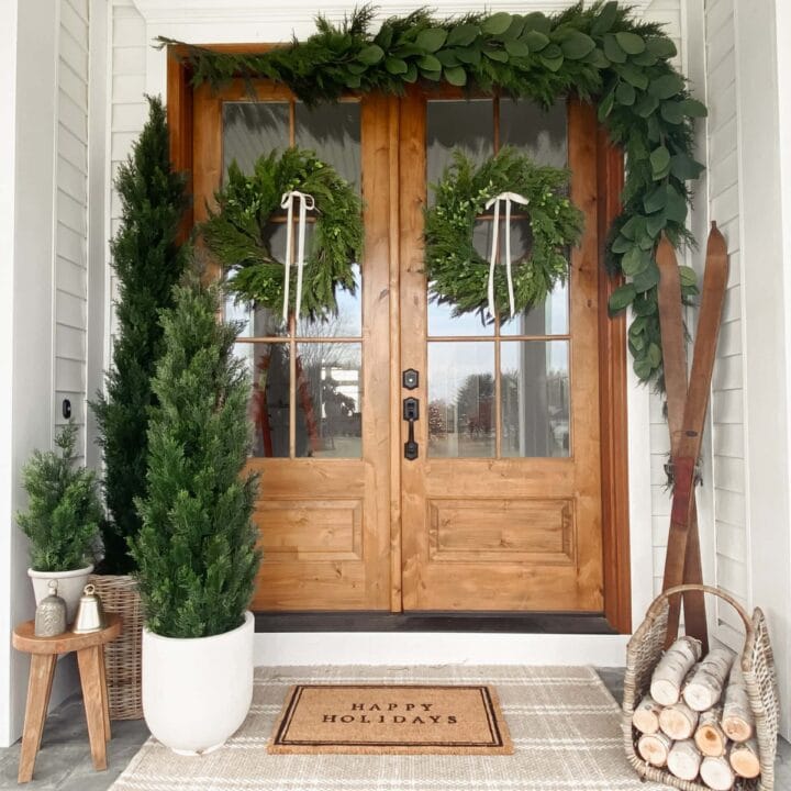 Image for Matching Wreaths & Tall Evergreens