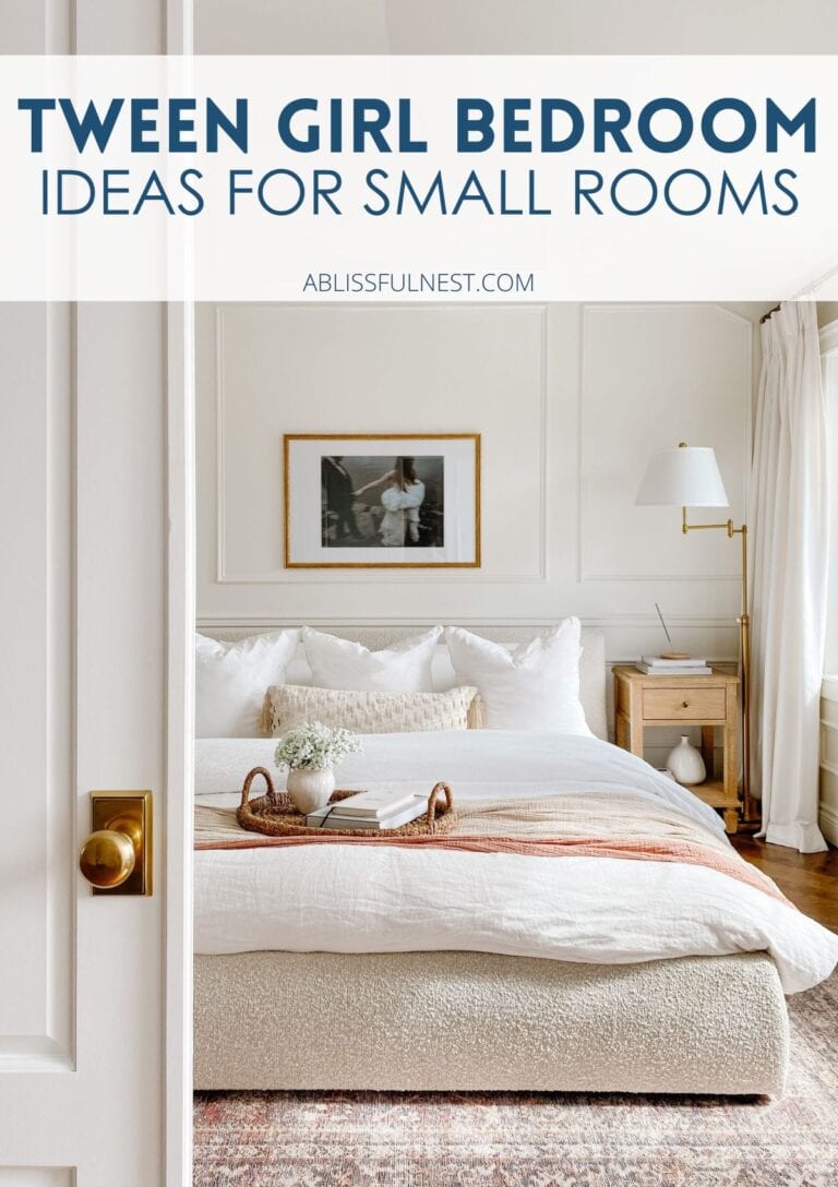 Tween Girl Bedroom Ideas For Small Rooms | A Blissful Nest