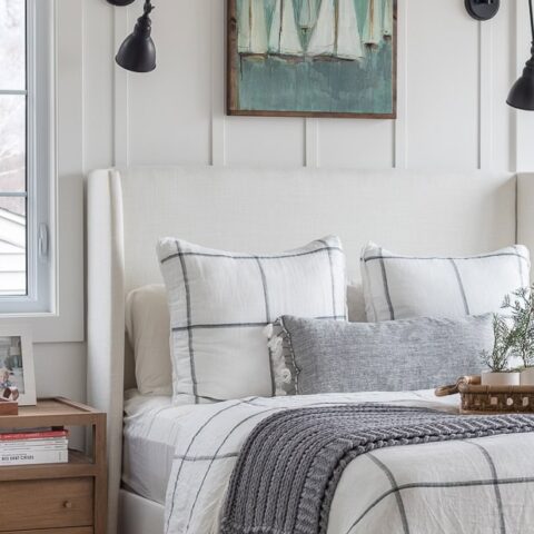 Image for Classic Plaid Bedding + Knit Blanket