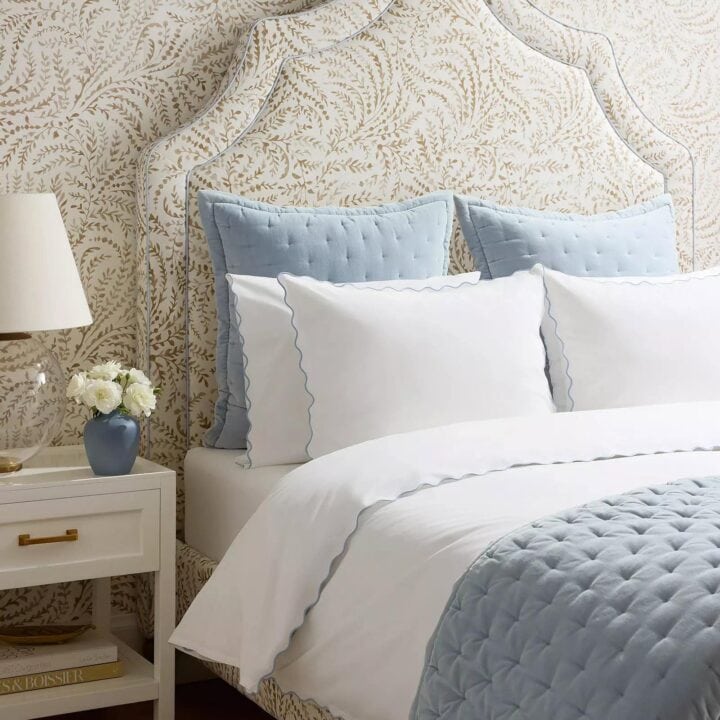 Image for Blue & White Bedding With Quilted Accents