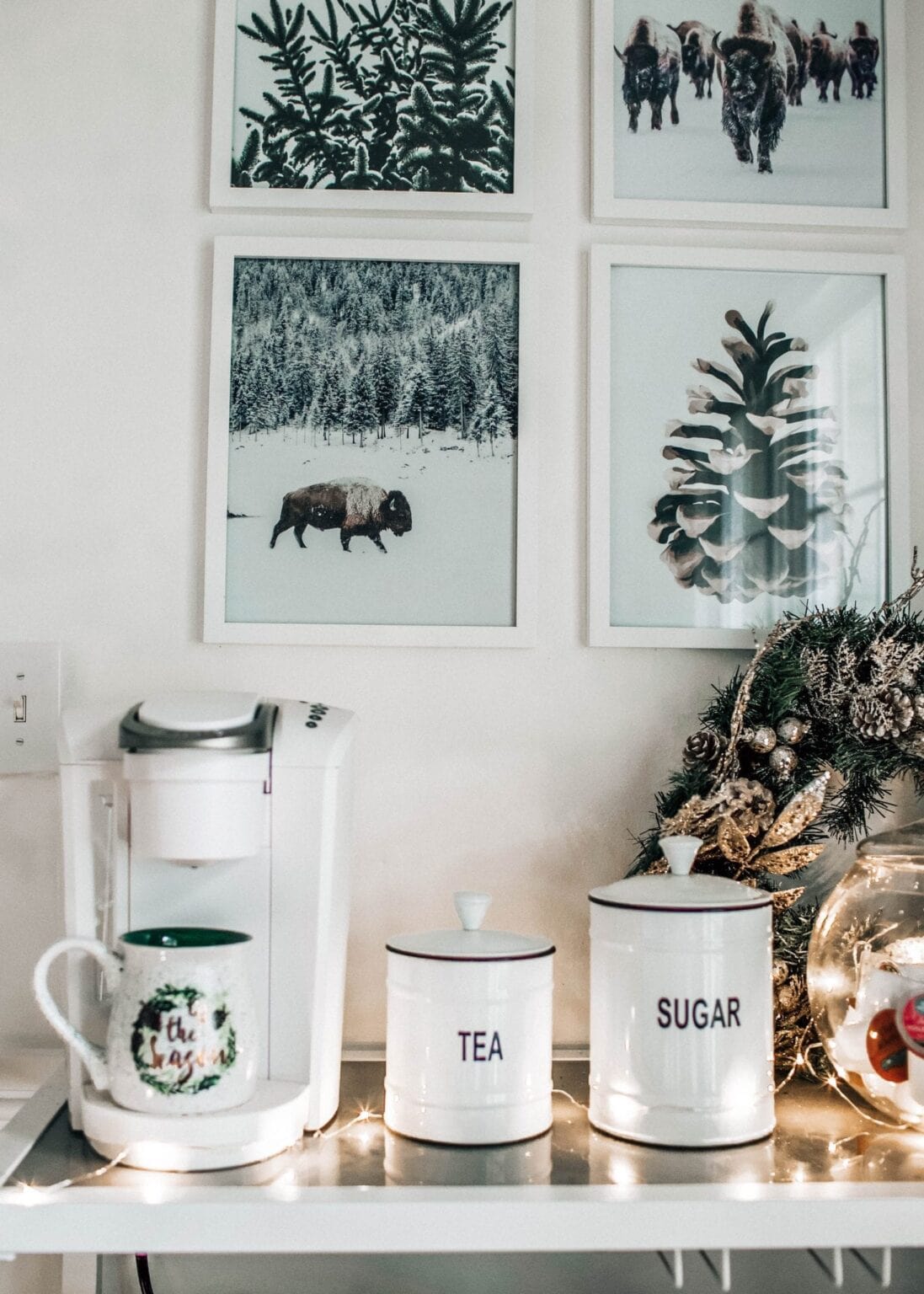 Winter Coffee Bar Ideas | A Blissful Nest
