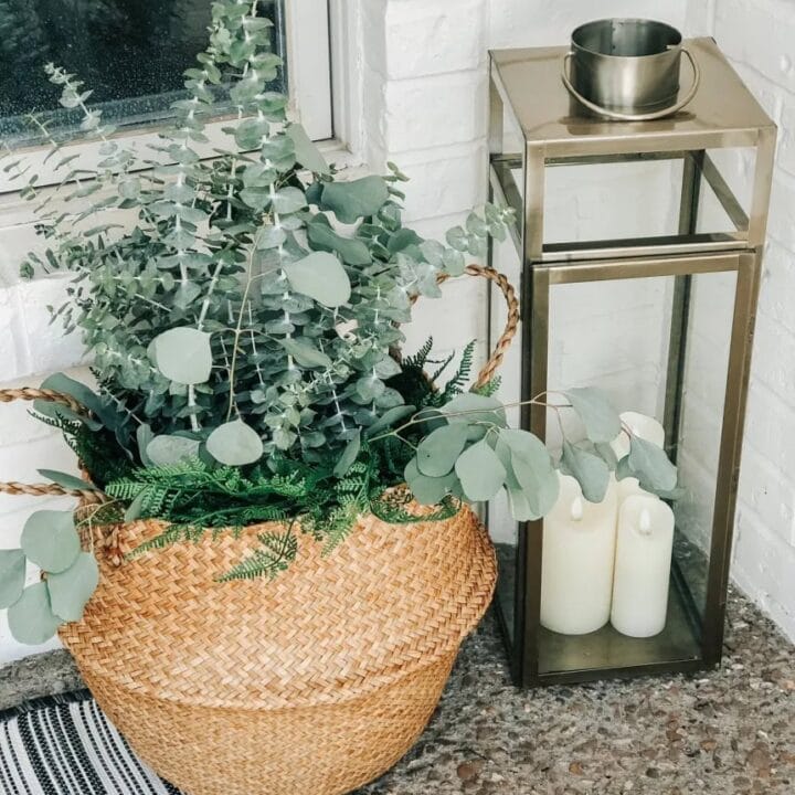 Image for Eucalyptus-Filled Woven Basket