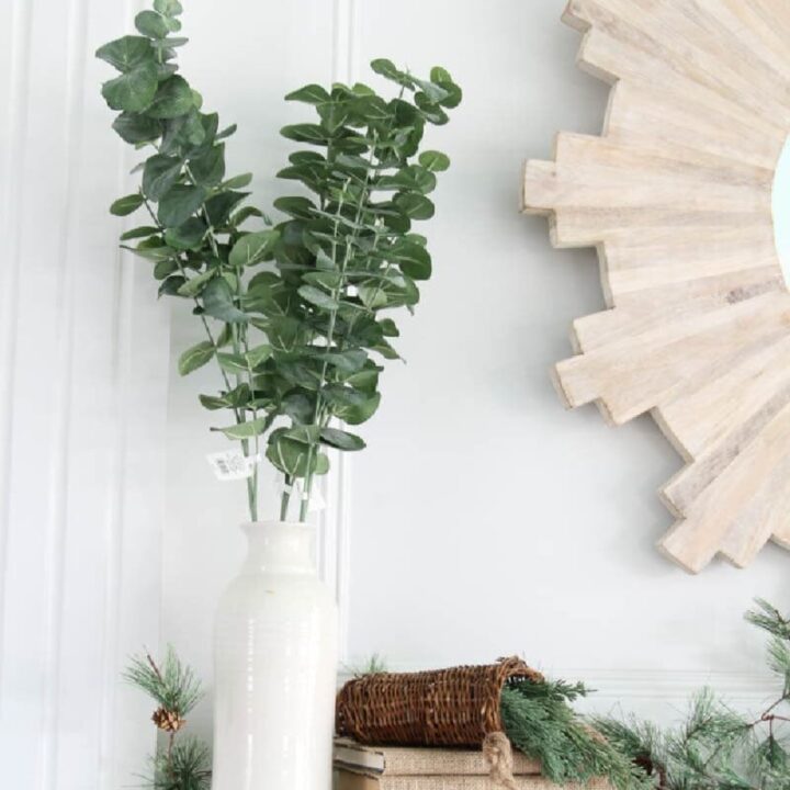 Image for Classic White Vase With Sprigs Of Greenery