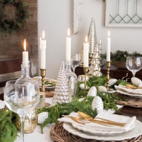 Image for Candlelight, Metallic Accents, & Lush Greens