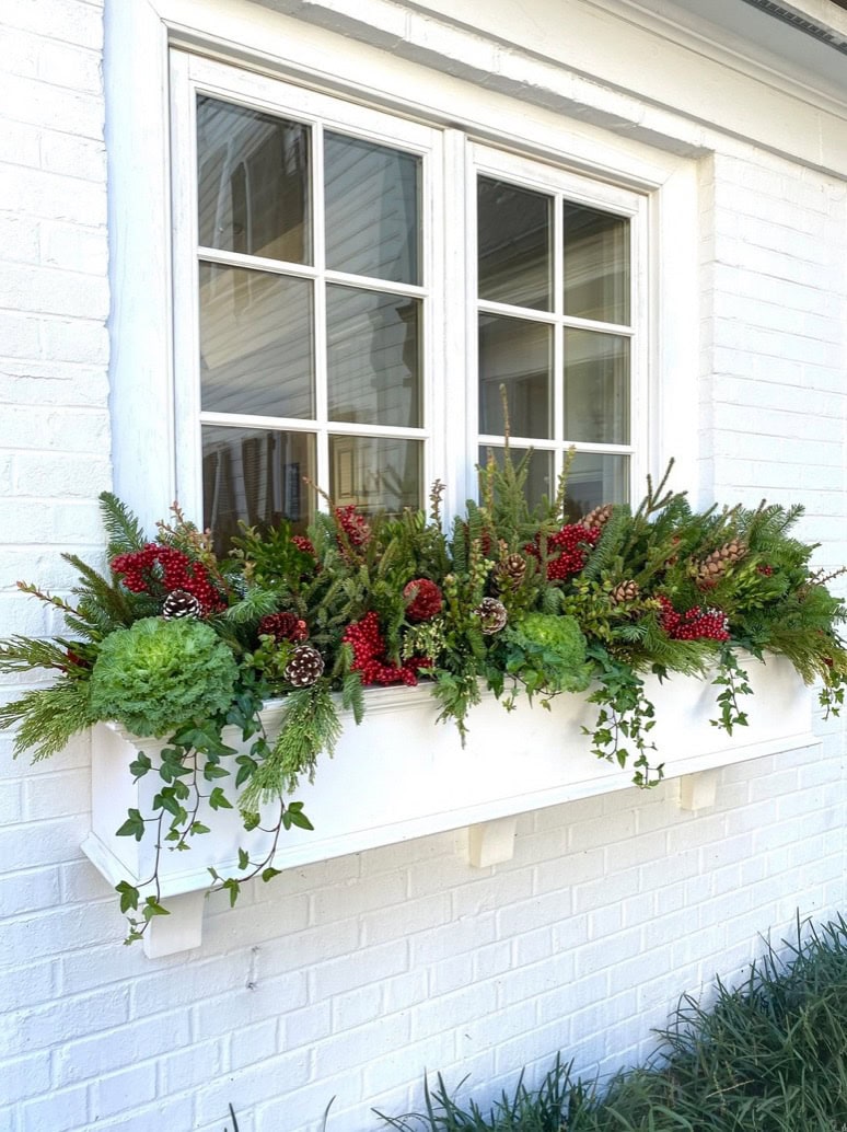 Winter Window Box Ideas