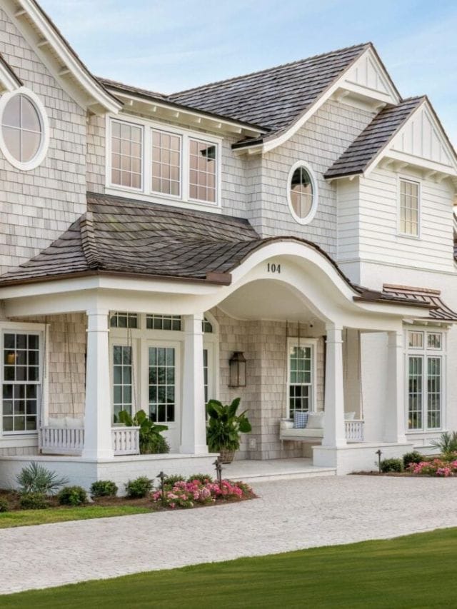 Beige And White House Exterior Paint Colors-Webstories- Cover