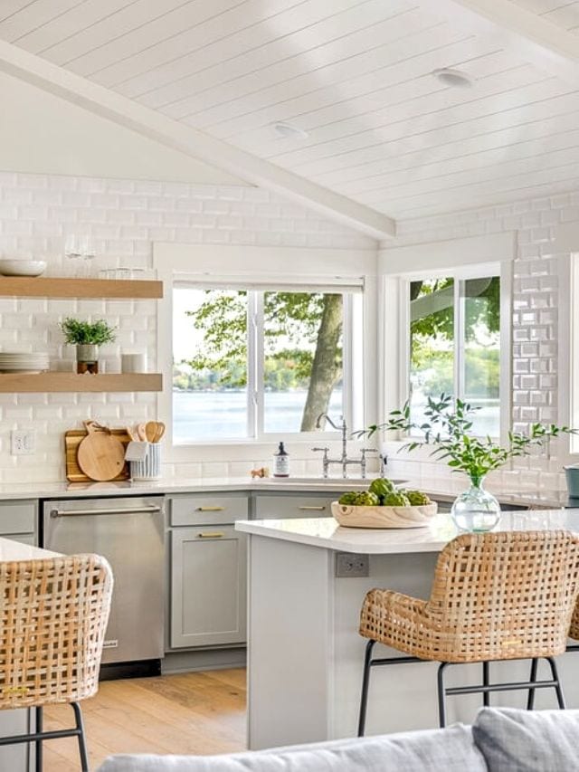 Lake House Kitchen Cabinet Colors-Webstories- Cover