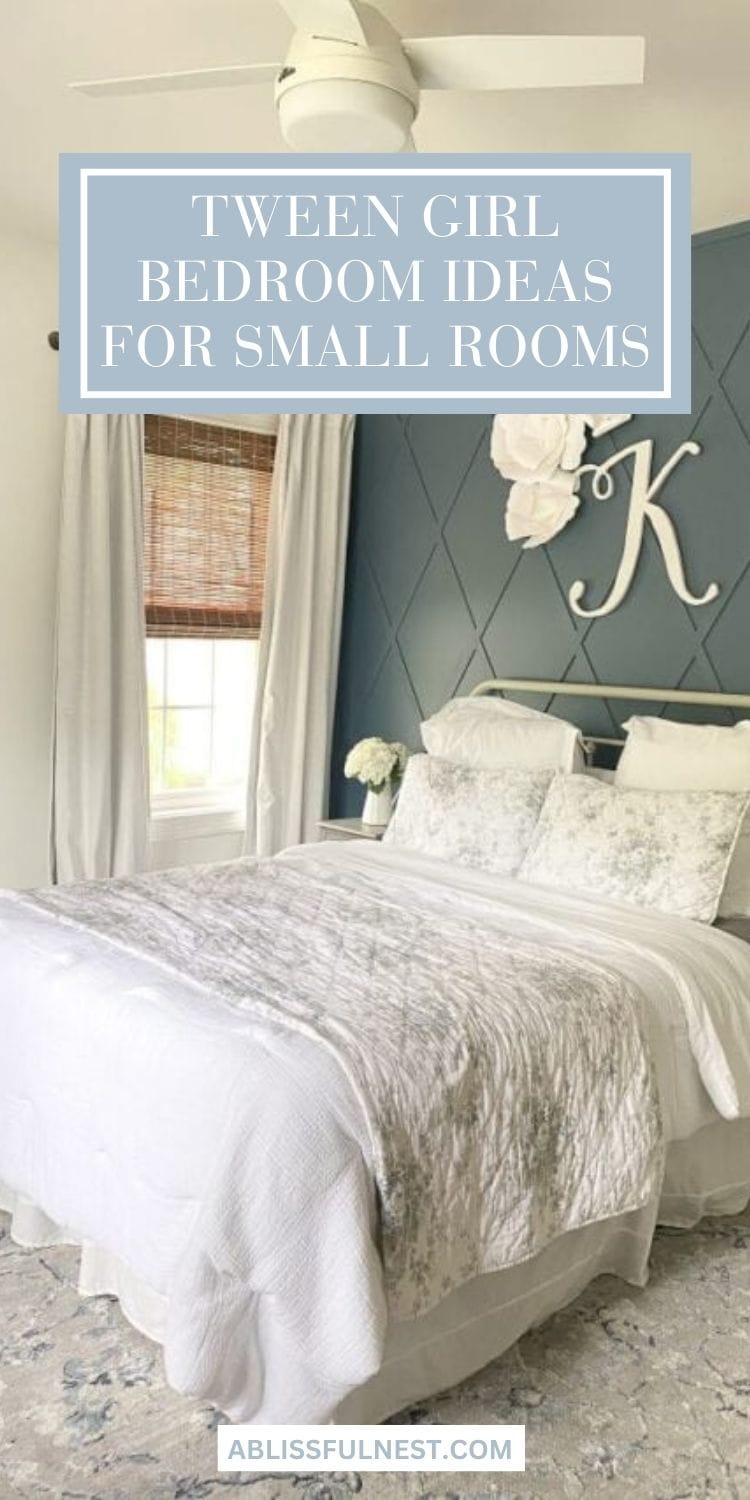 Tween Girl Bedroom Ideas For Small Rooms | A Blissful Nest
