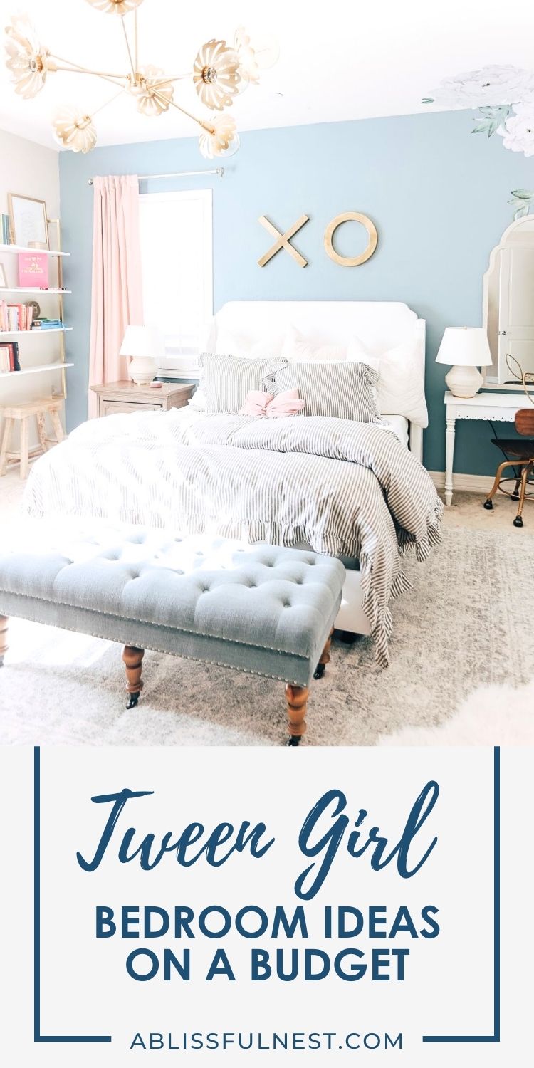 Tween Girl Bedroom Ideas On A Budget | A Blissful Nest