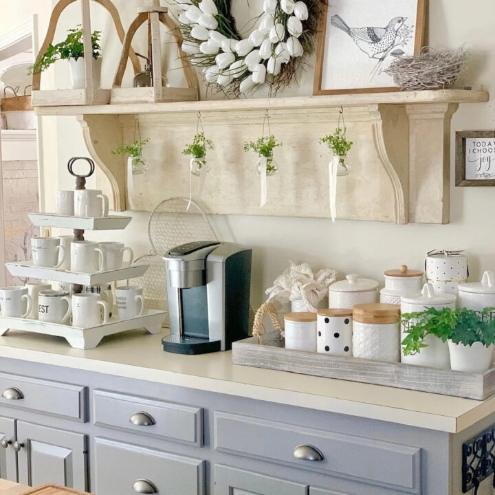 Image for Soft Grays & Whites + Floral Wreath 