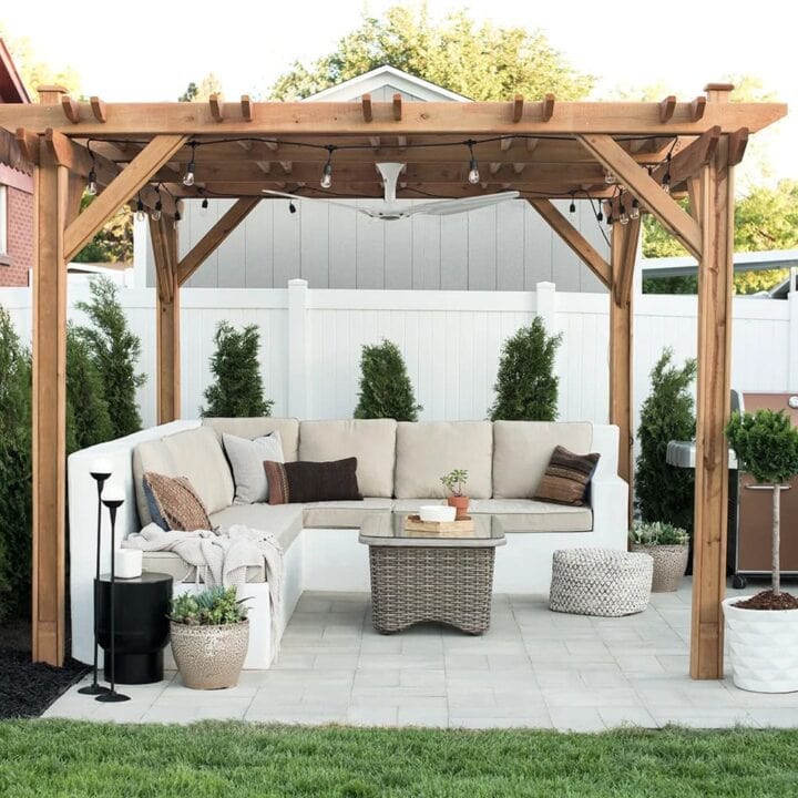 Image for Pergola With Comfy Built-In Seating