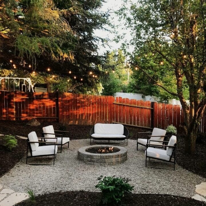 Image for Gravel Area With Circle Of Chairs + Fire Pit