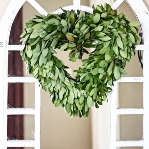 Image for Fresh Greens Heart Shaped Wreath