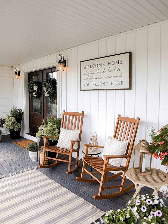 Affordable Front Porch Ideas - Cover