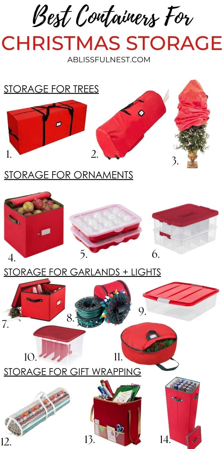 Best Storage Containers for Christmas Decor