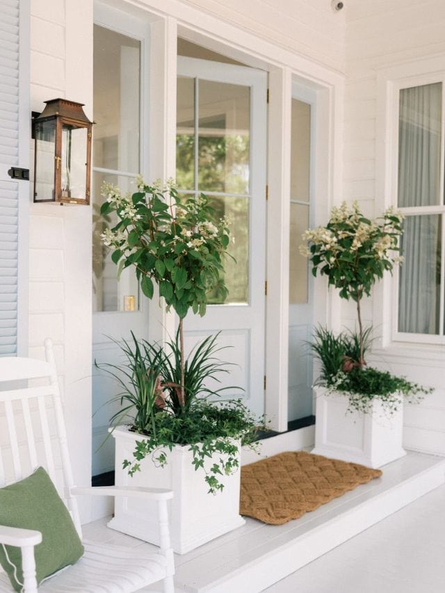 Simple Front Porch Decorating Ideas- Cover
