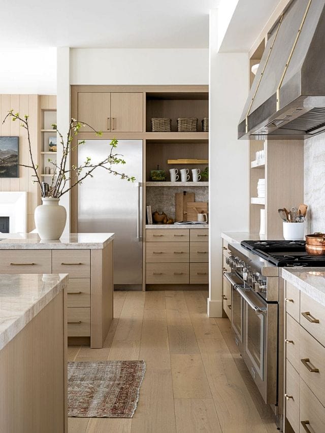 Warm Beige Kitchen Cabinets- Cover