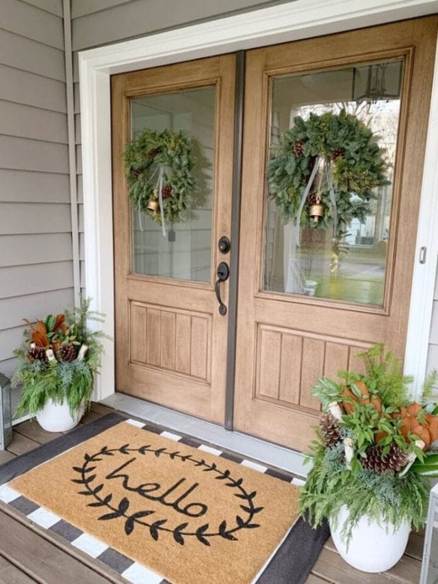 Winter Outdoor Artificial Flowers -Cover