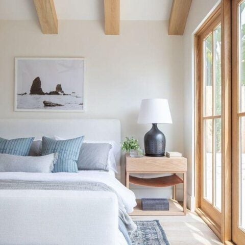 Image for Wood Beams, Coastal Photo & Natural Tones With Hints Of Blue