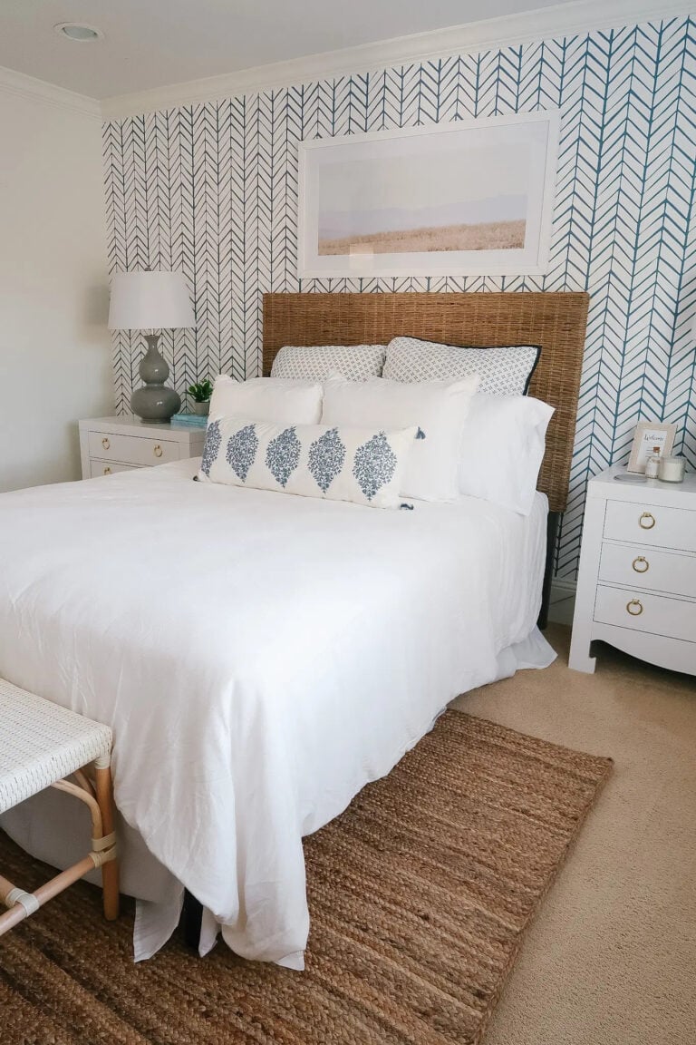 Coastal Guest Bedroom Ideas | A Blissful Nest