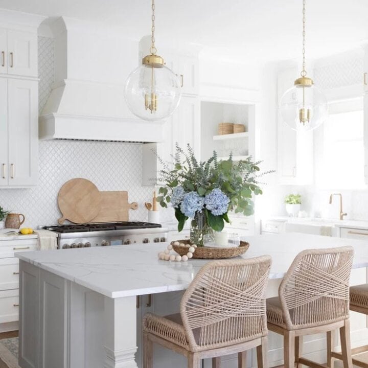 Image for Wicker Barstools & Hydrangeas