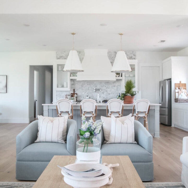 Image for Soft Blue Chairs Paired With Crisp White Accents 