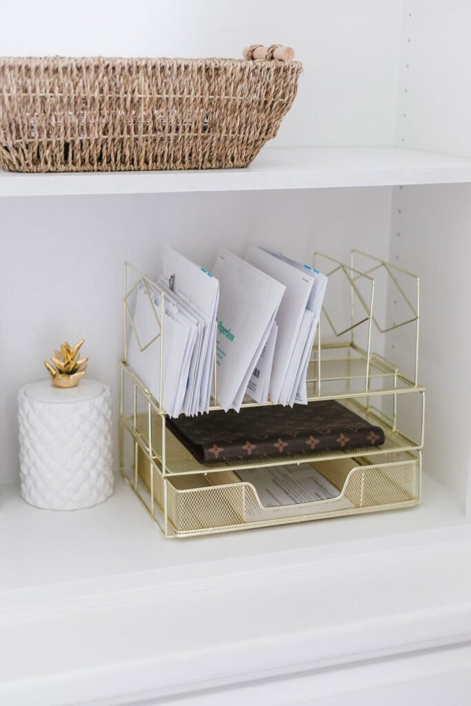How To Organize An Office | A Blissful Nest