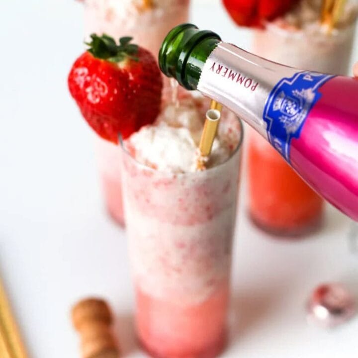 Image for Strawberry Champagne Floats