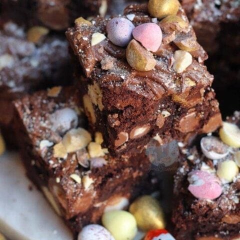 Image for Fudgy Easter Brownies
