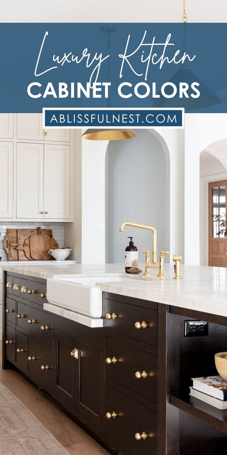 Luxury Kitchen Cabinet Colors | A Blissful Nest