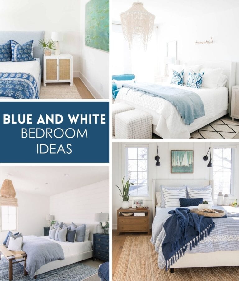 Blue and White Bedroom Ideas