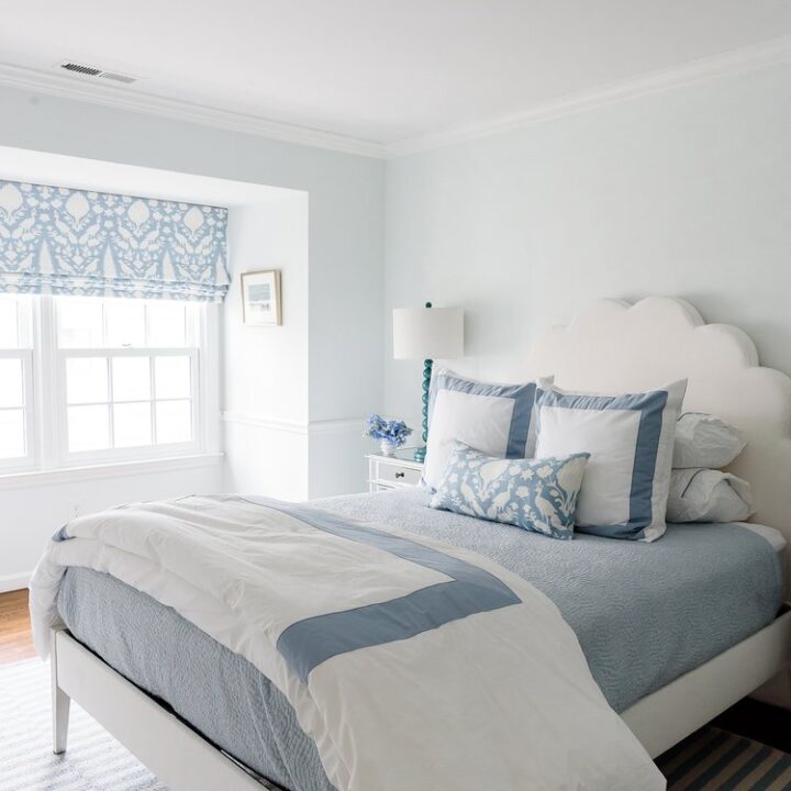 Image for Patterned Bedding + Window Treatment