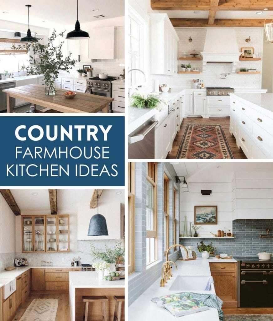 Country Farmhouse Kitchen Ideas | A Blissful Nest