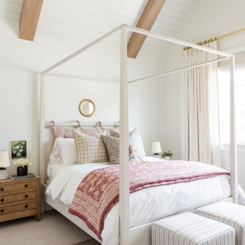 Image for Canopy Bed +  Pops of Color